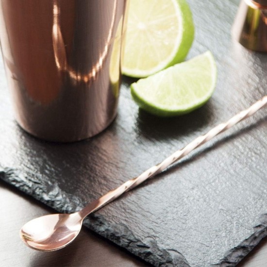 Colher Bailarina 26cm Bronze Cabo Alongado em Espiral